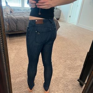 DL 1961 Dark Denim Stretch Skinny Jeans, size 25